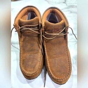 Women's steel toe Twisted X driving mocc